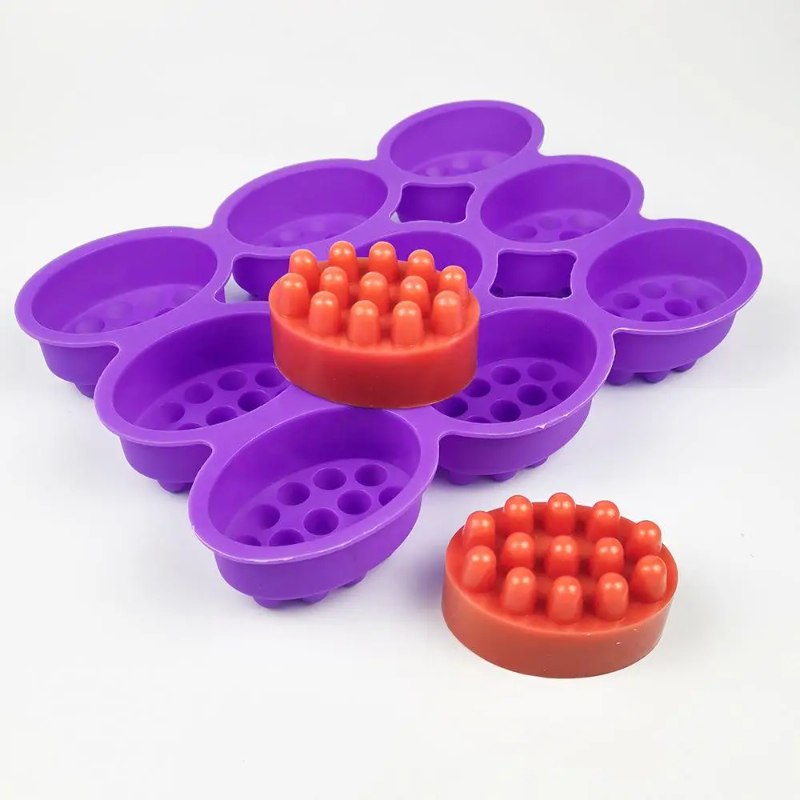 Soap Making Glycerin - Silicone Soap Mold for Handmade Oval