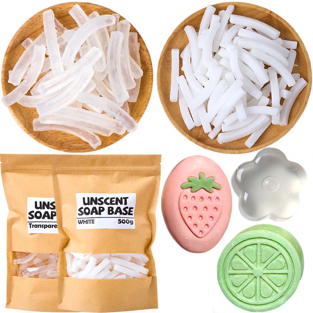 Soap Making Glycerin - 500g Glycerin Soap Base DIY Handmade