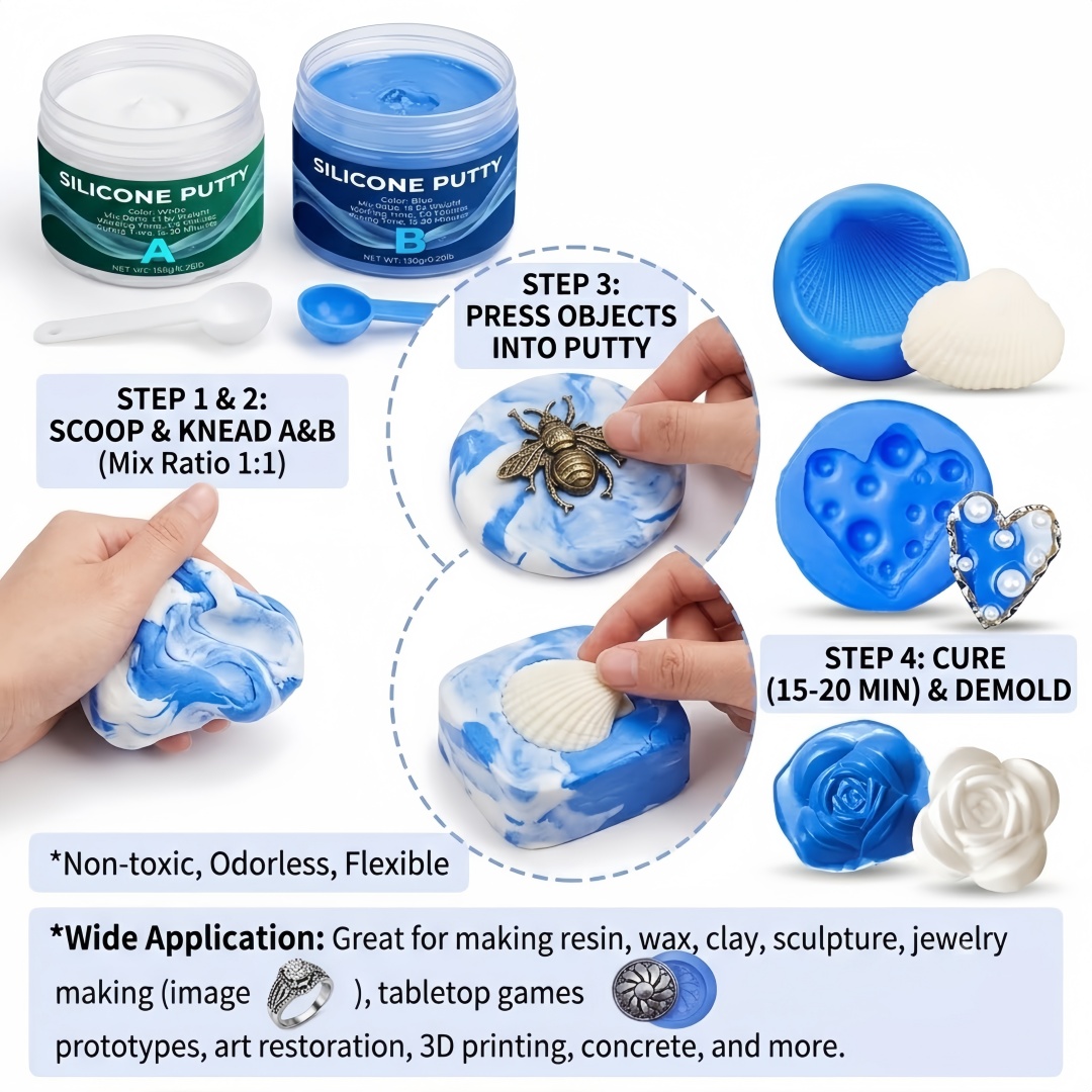 Silicone Putty Mold Making Sup - Soap Making Store 评论和价格