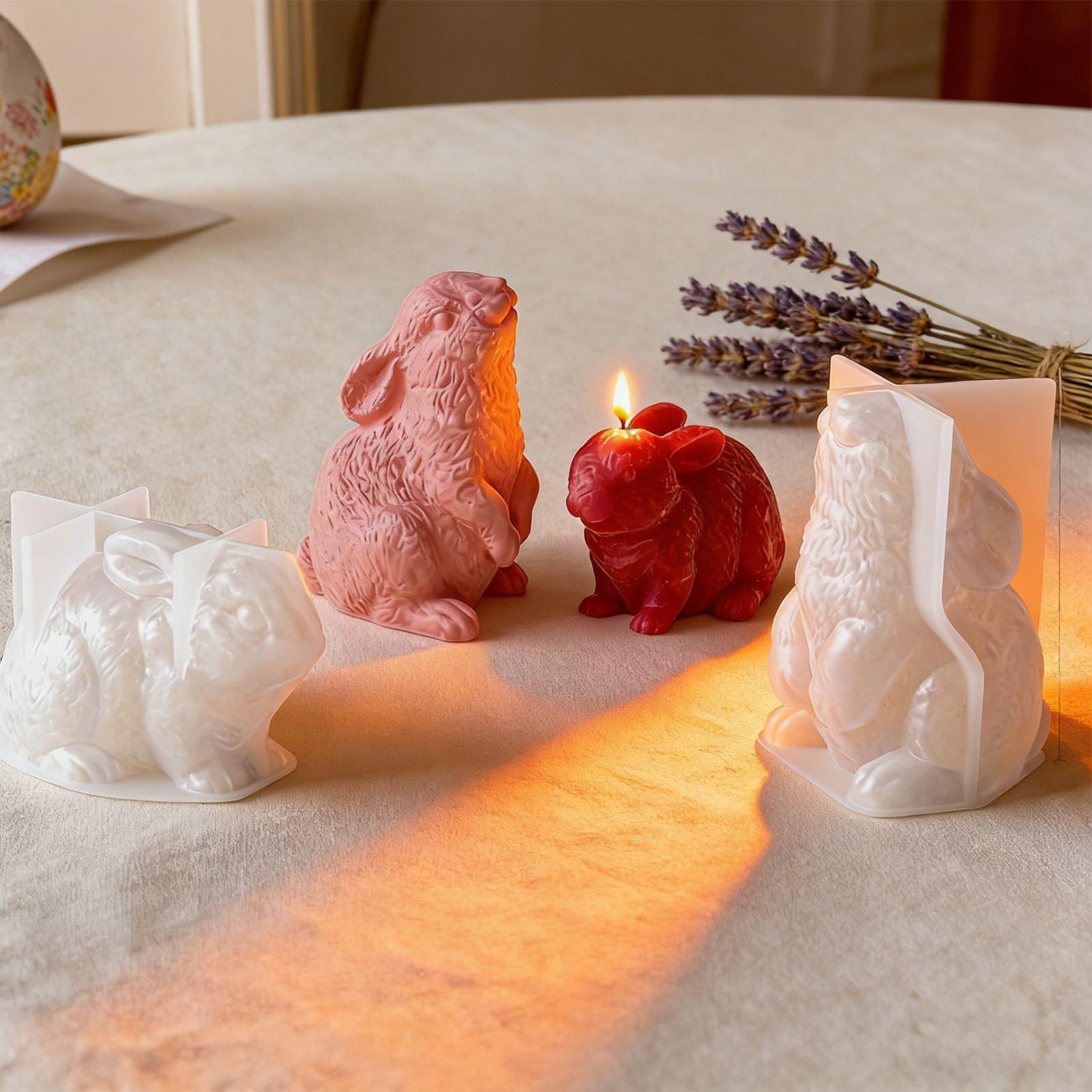 Bunny Silicone Mold 3D Craftin - Soap Making Friend 评论和价格