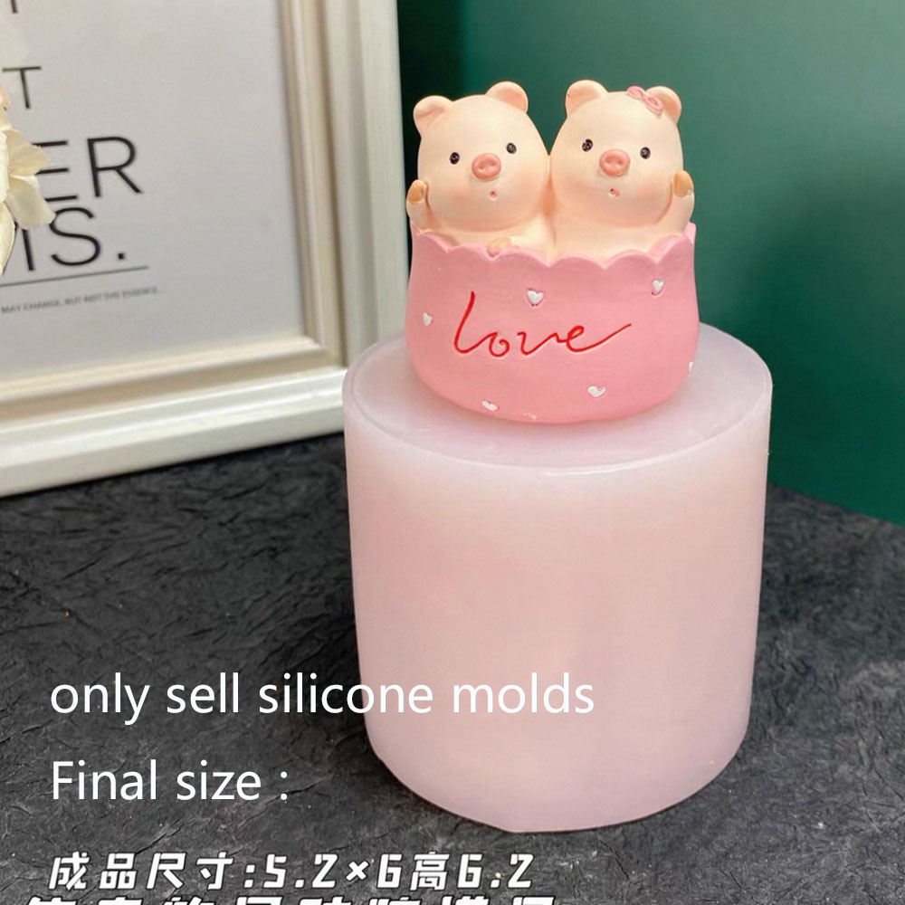 Lucky Pig Silicone Mold Plaste - Soap Making Friend 评论和价格