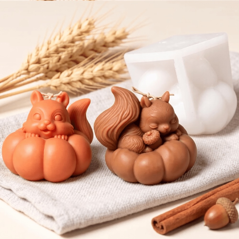 Squirrel Pumpkin Silicone Cand - Soap Making Friend 评论和价格