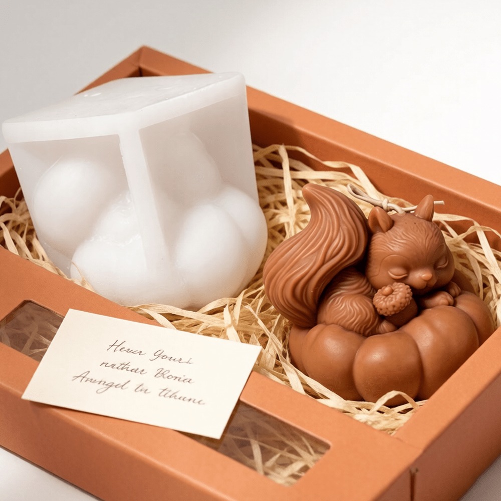 Squirrel Pumpkin Silicone Cand - Soap Making Friend 评论和价格