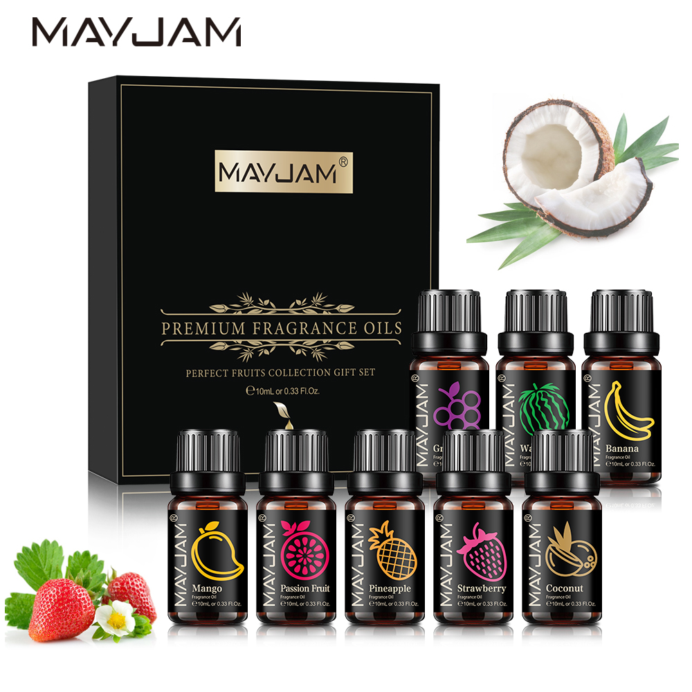 MAYJAM Fragrance Oils Set 8pcs - Soap Making Ingredients 评论和价格