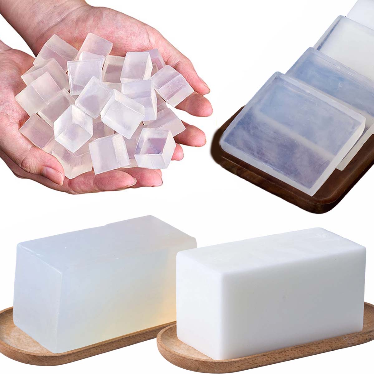 1000g Glycerin Soap Base DIY H - Soap Making Glycerin 评论和价格