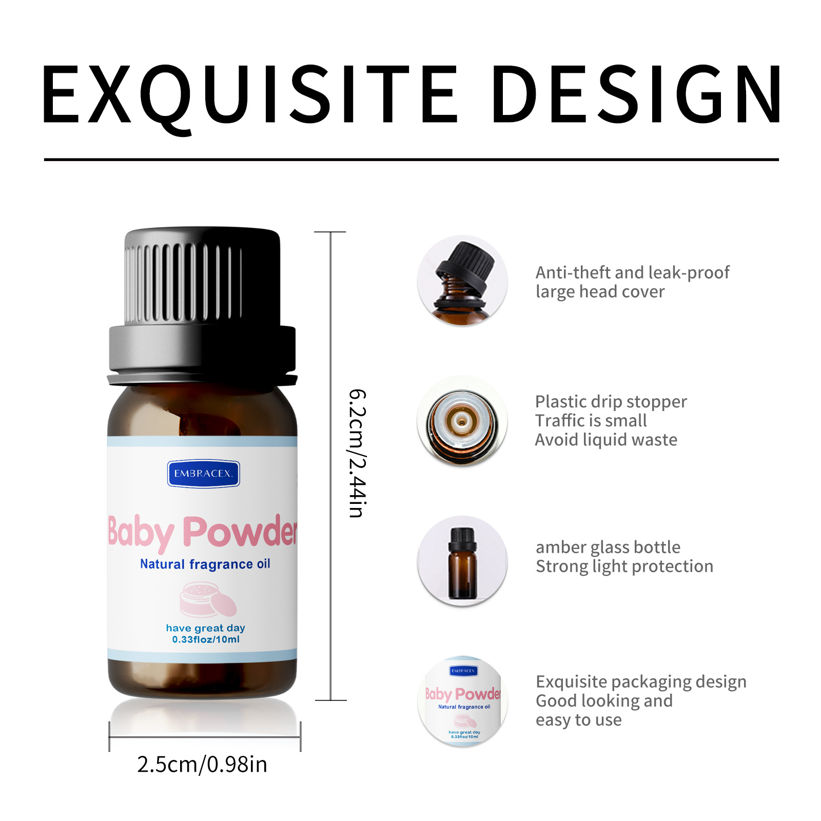 10ml Baby Powder Essential Oil - Soap Making Friend 评论和价格