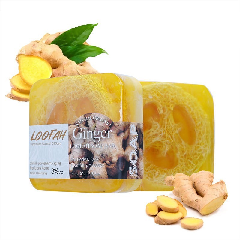 100g Ginger Loofah Soap Glycer - Soap Making Glycerin 评论和价格
