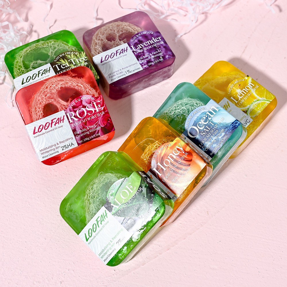 100g Ginger Loofah Soap Glycer - Soap Making Glycerin 评论和价格