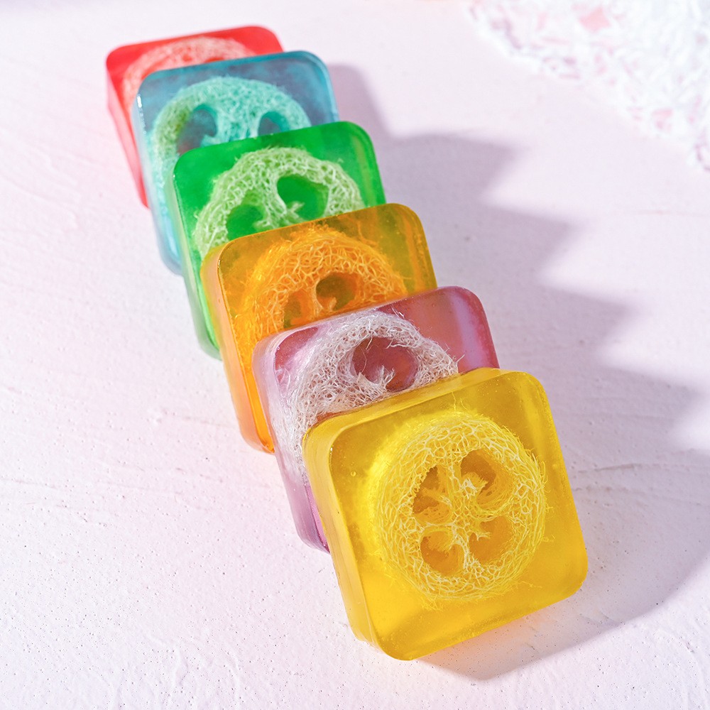 100g Ginger Loofah Soap Glycer - Soap Making Glycerin 评论和价格