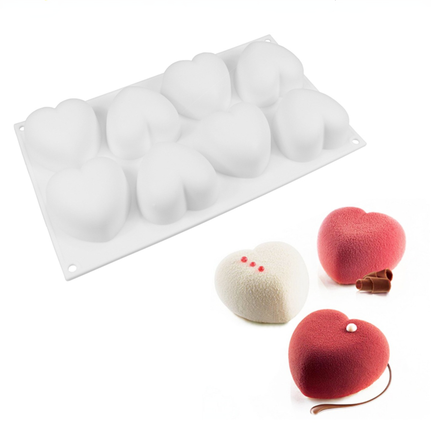 Love Heart Silicone Soap Mold  - Soap Making Store 评论和价格