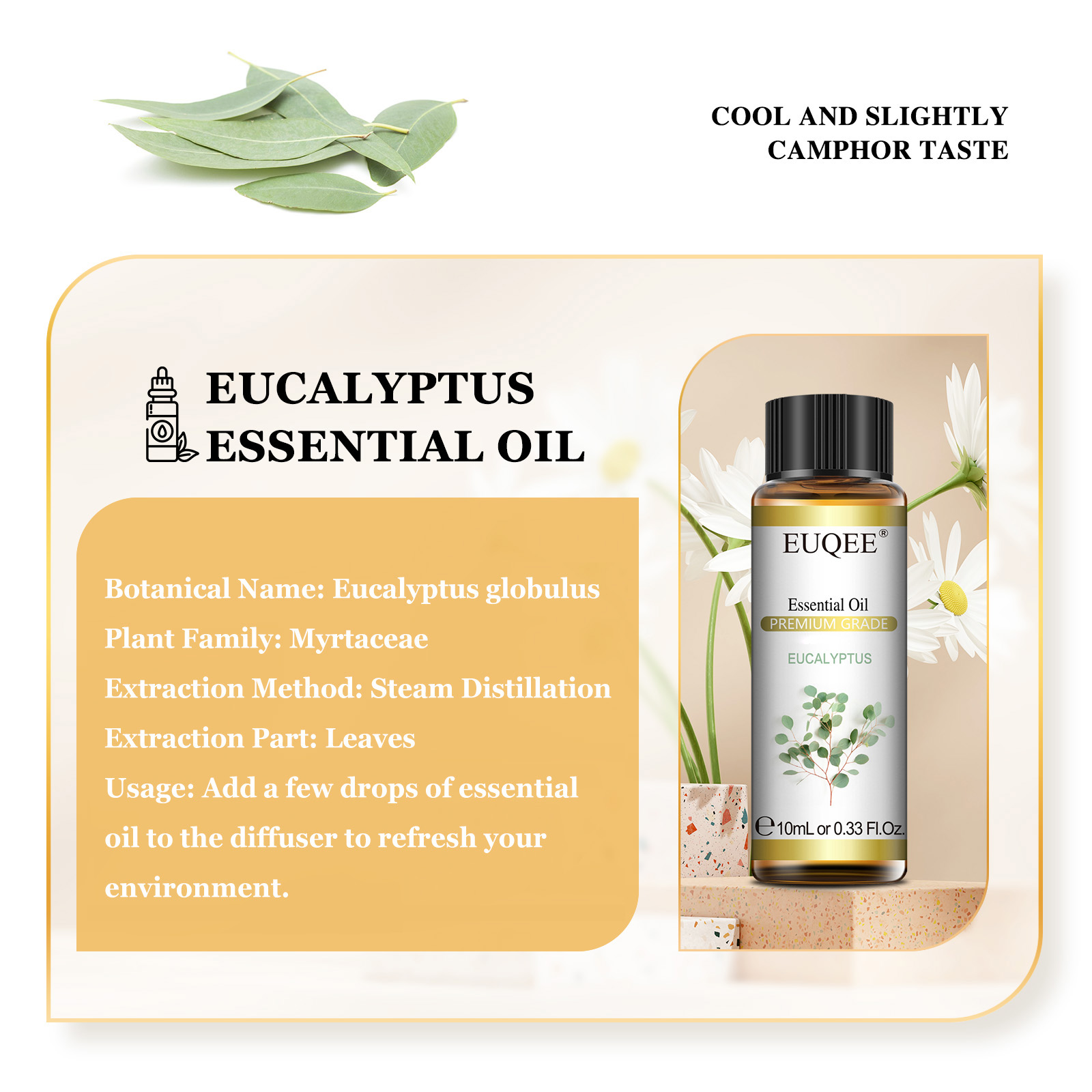 EUQEE 10ML Natural Essential O - Soap Making Ingredients 评论和价格