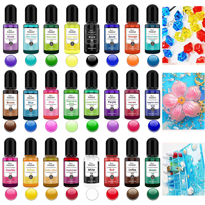 10ml/bottle Epoxy Resin Pigmen - Soap Making Liquid 评论和价格