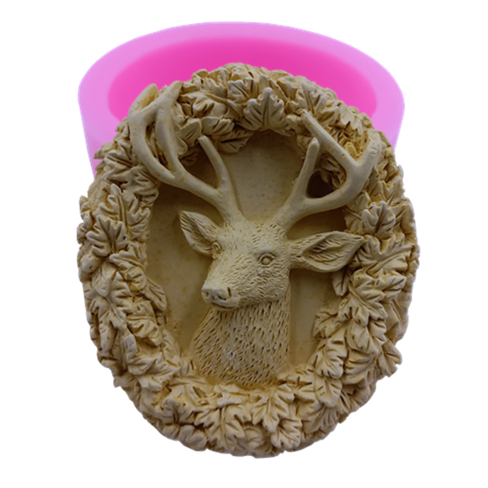 Deer Design Soap Silicone Mold - Soap Making Store 评论和价格
