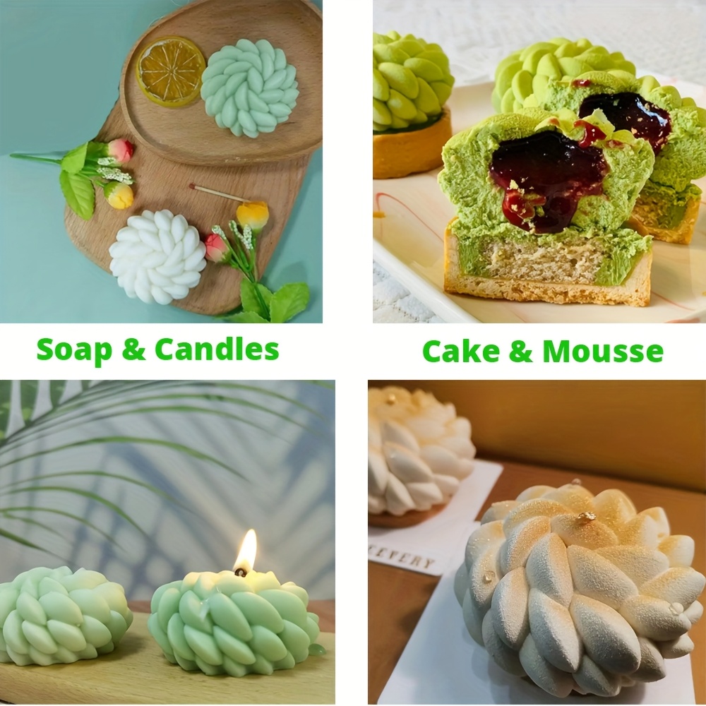1Pc Cake Mold Santa Ana Floral - Quality Soap Making Kit 评论和价格