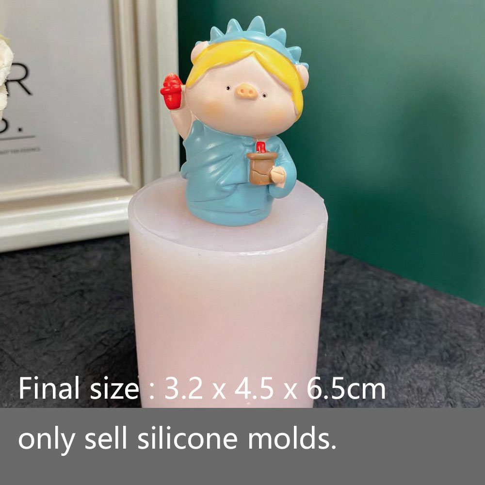 Lucky Pig Silicone Mold Plaste - Soap Making Friend 评论和价格