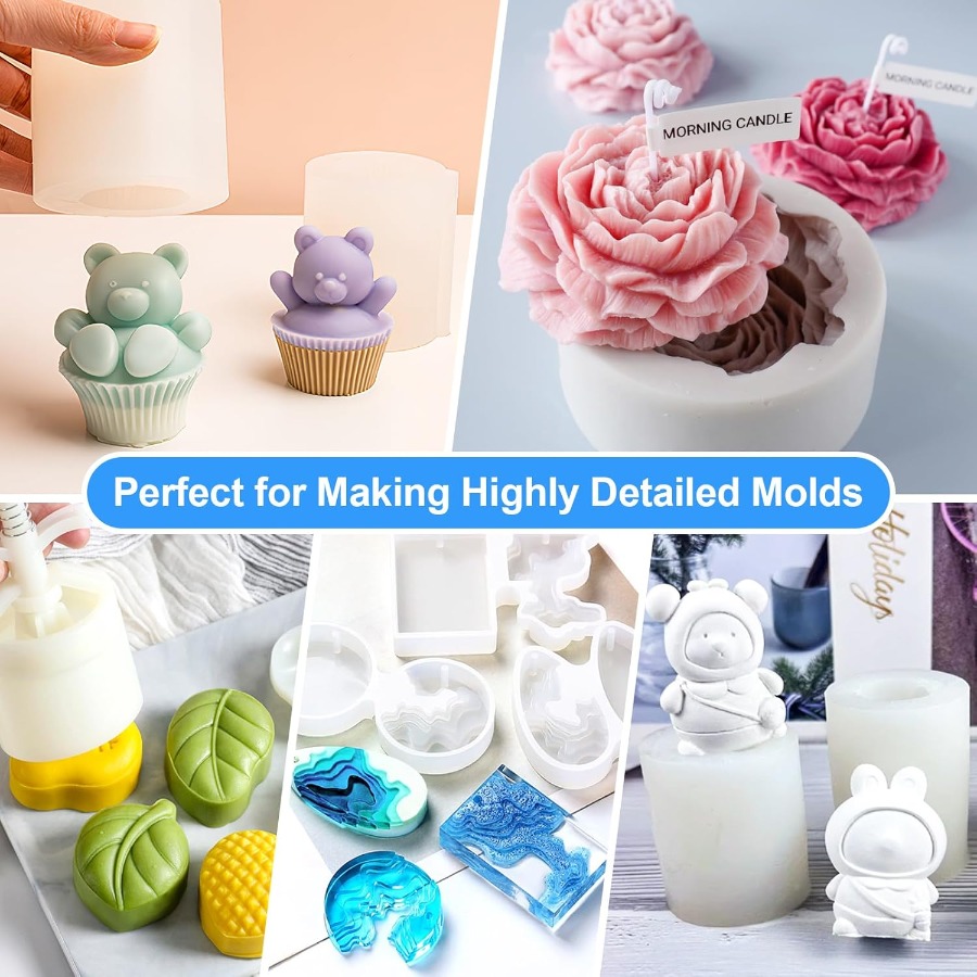 Silicone Mold Making Kit, 38.8 - Soap Making Liquid 评论和价格